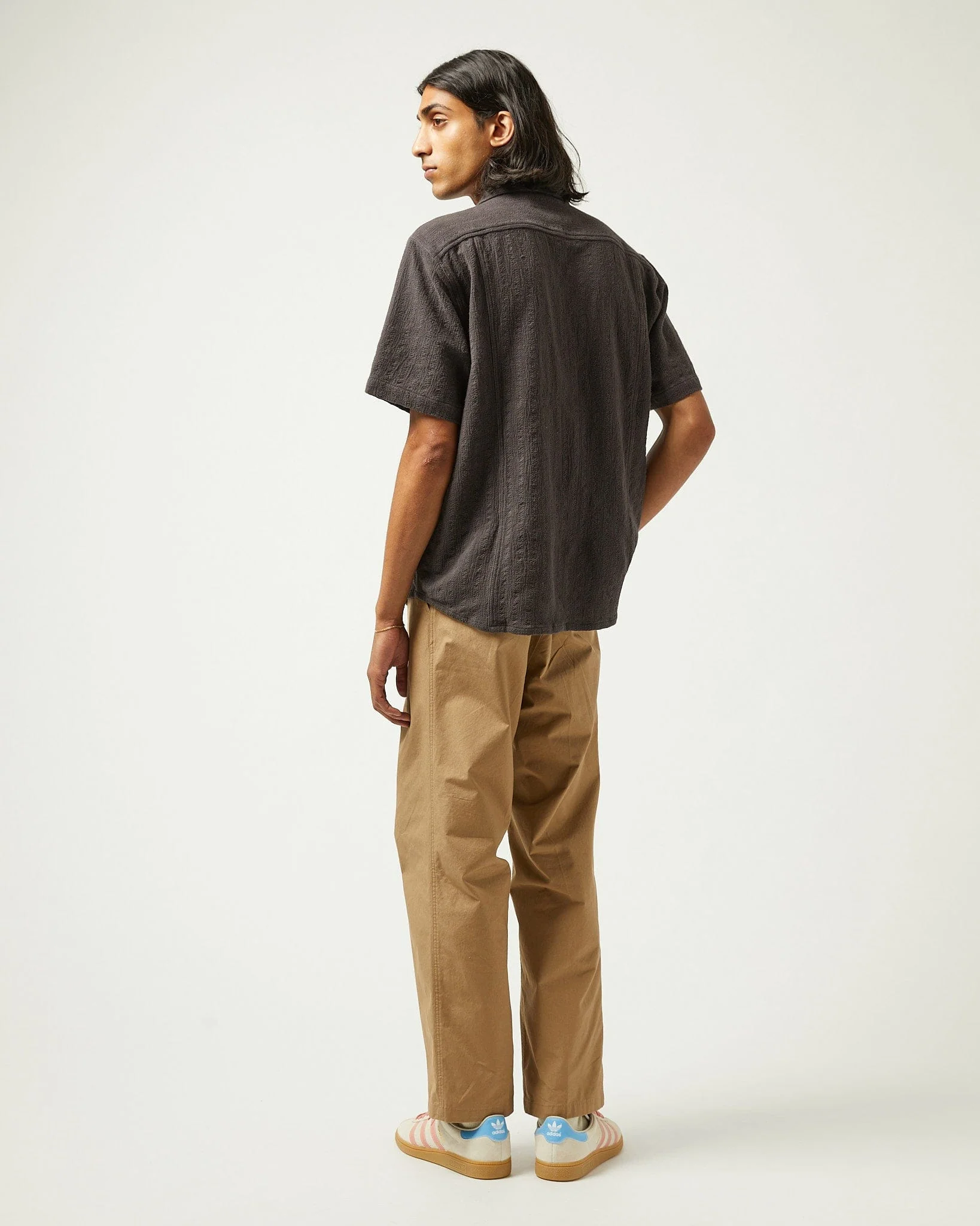 Basket Weave Stripe SS - Black - Image 4