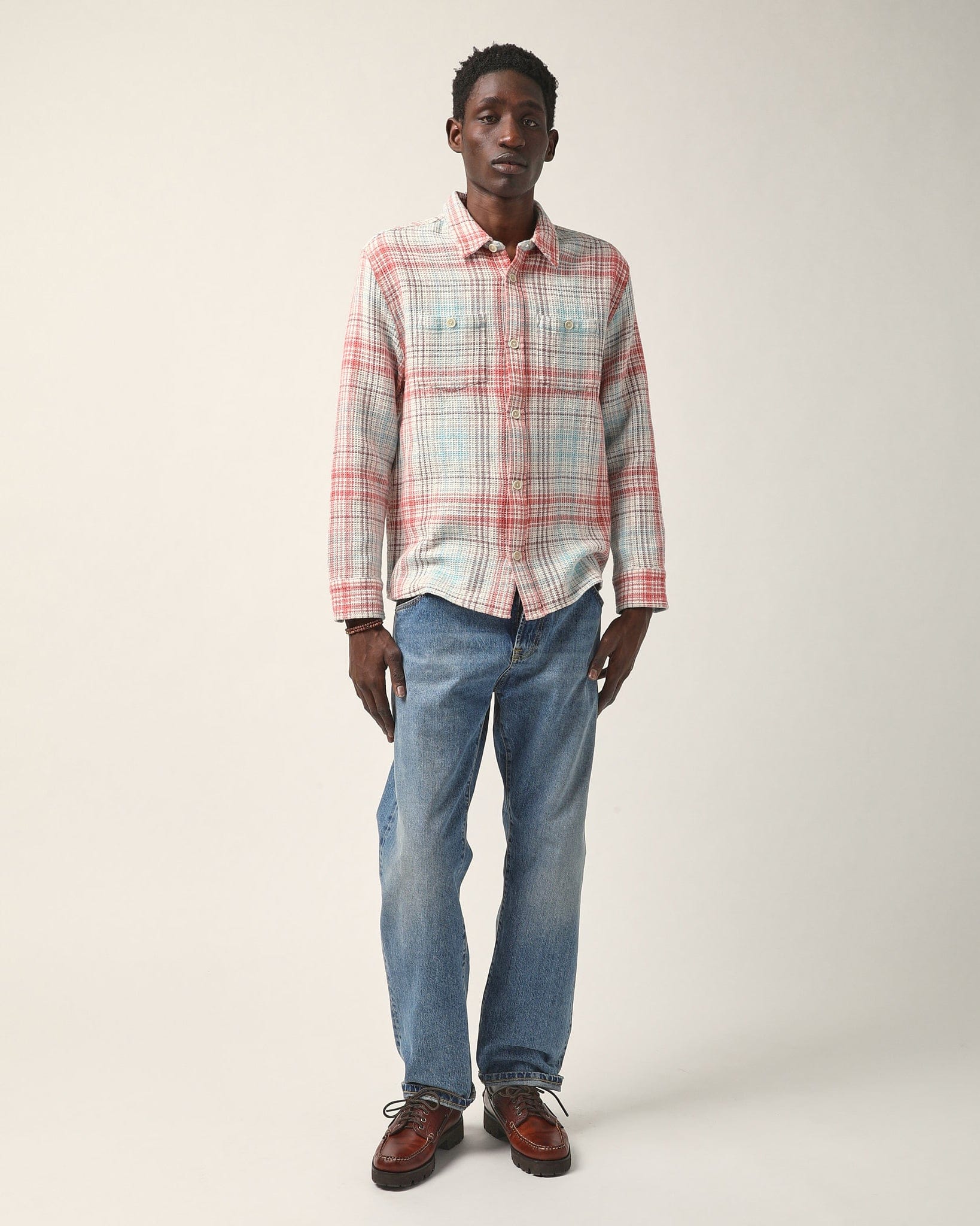 Waffle Madras LS - Blizzard - Image 3