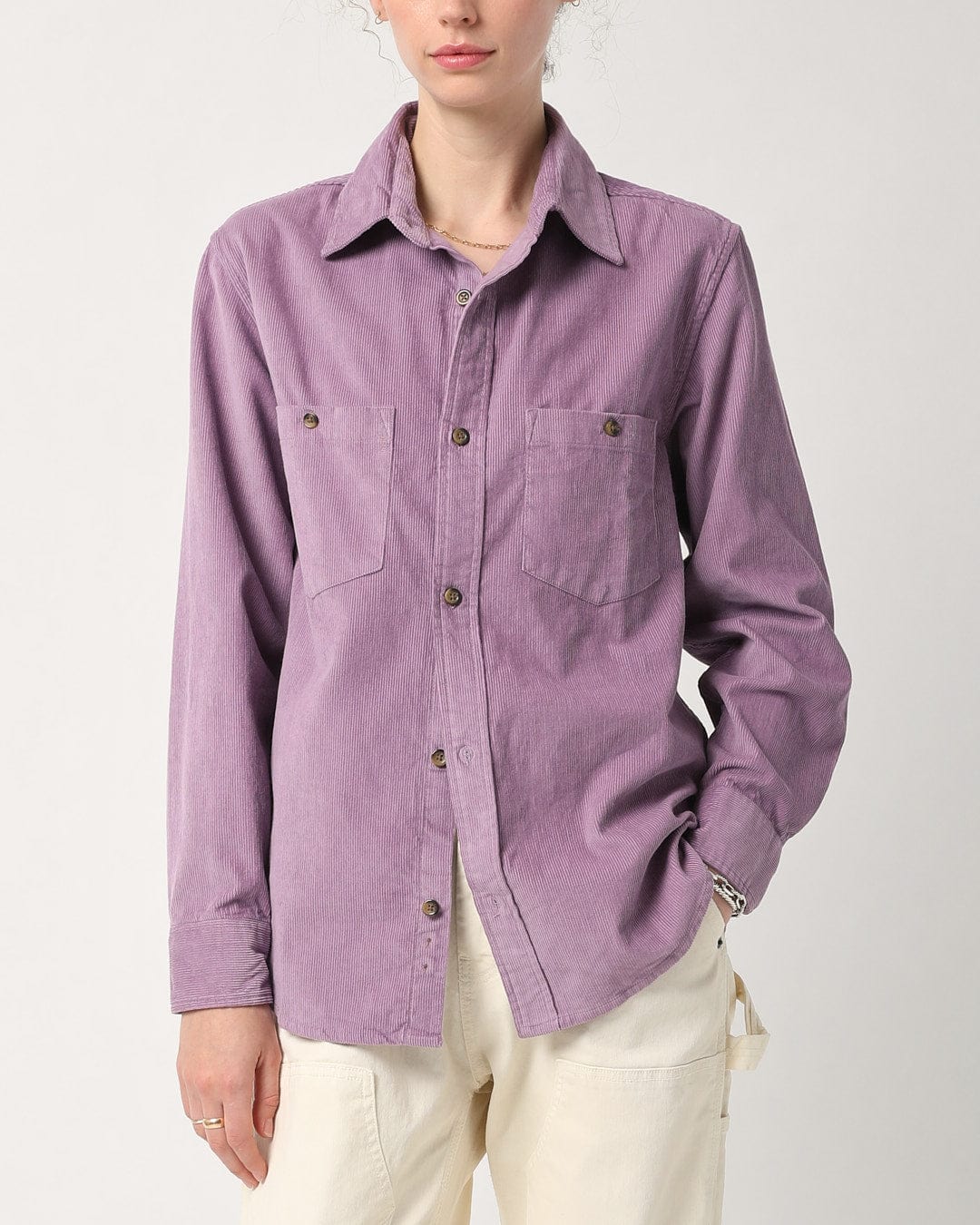 Corduroy LS - Purple - Image 5
