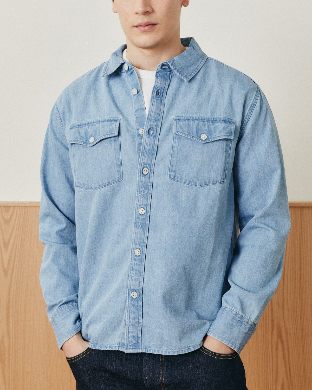 Denim Shirt LS - Image 3