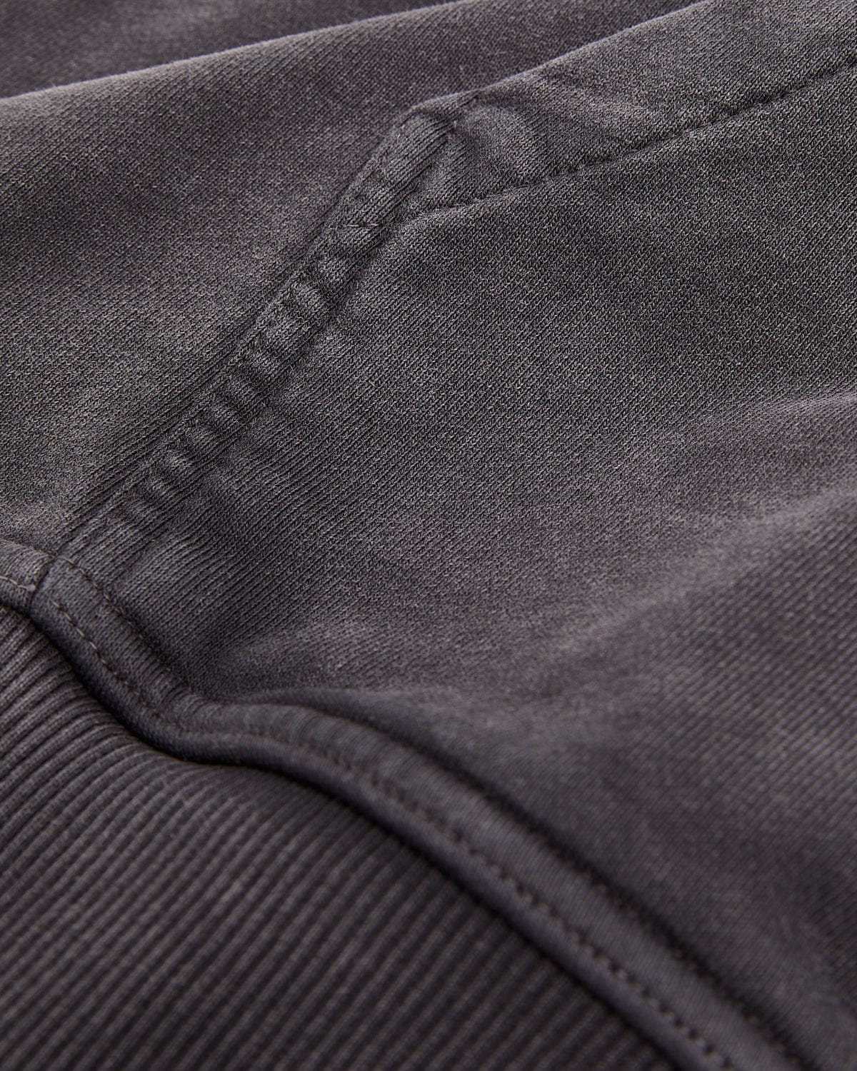 French Terry Hoodie - Black - Image 5