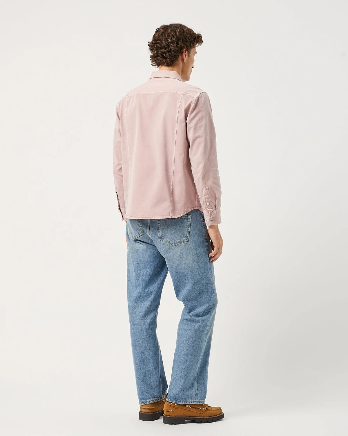 Garment Dye Twill LS - Pink - Image 4