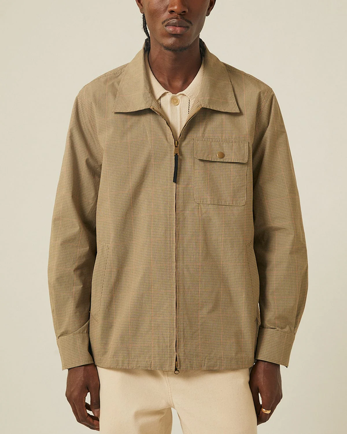 Guncheck Nylon Jacket - Image 3