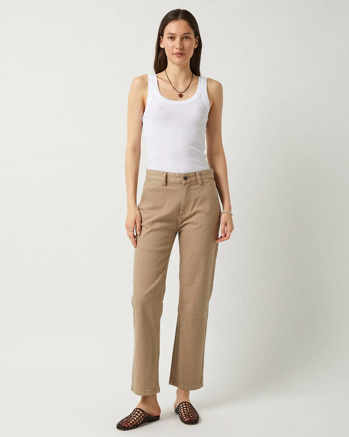 Heavy Twill Trouser - Khaki - Image 5