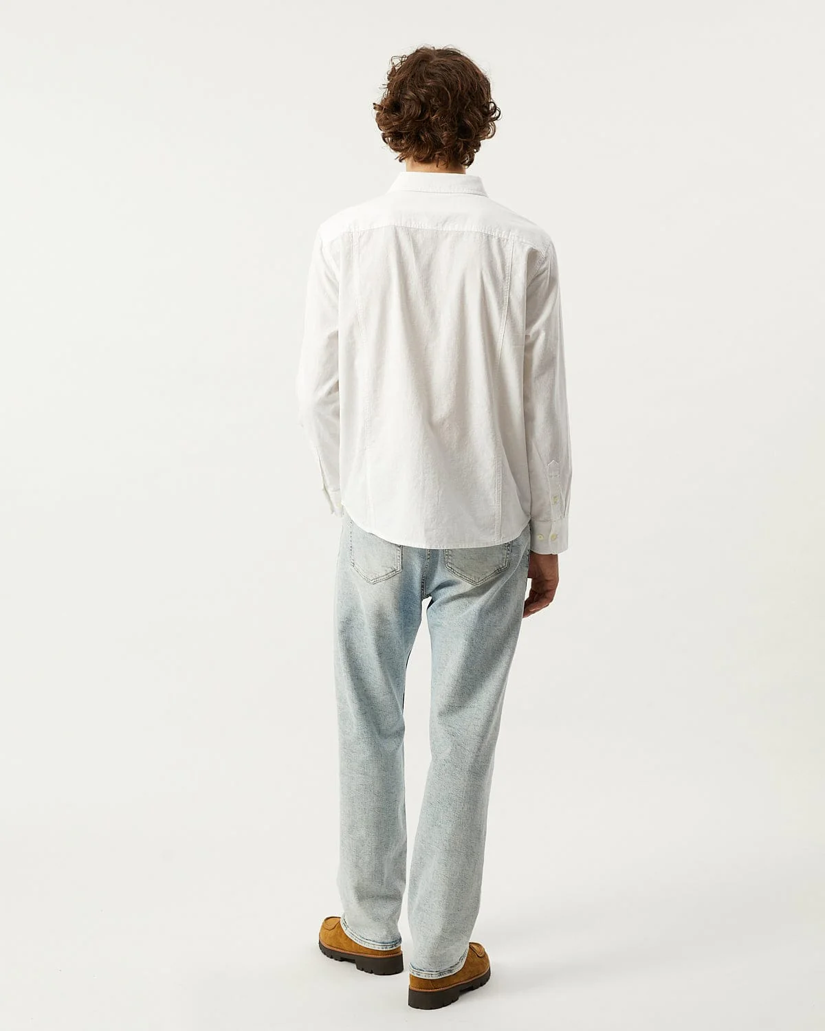 Linen Cotton LS - White - Image 4