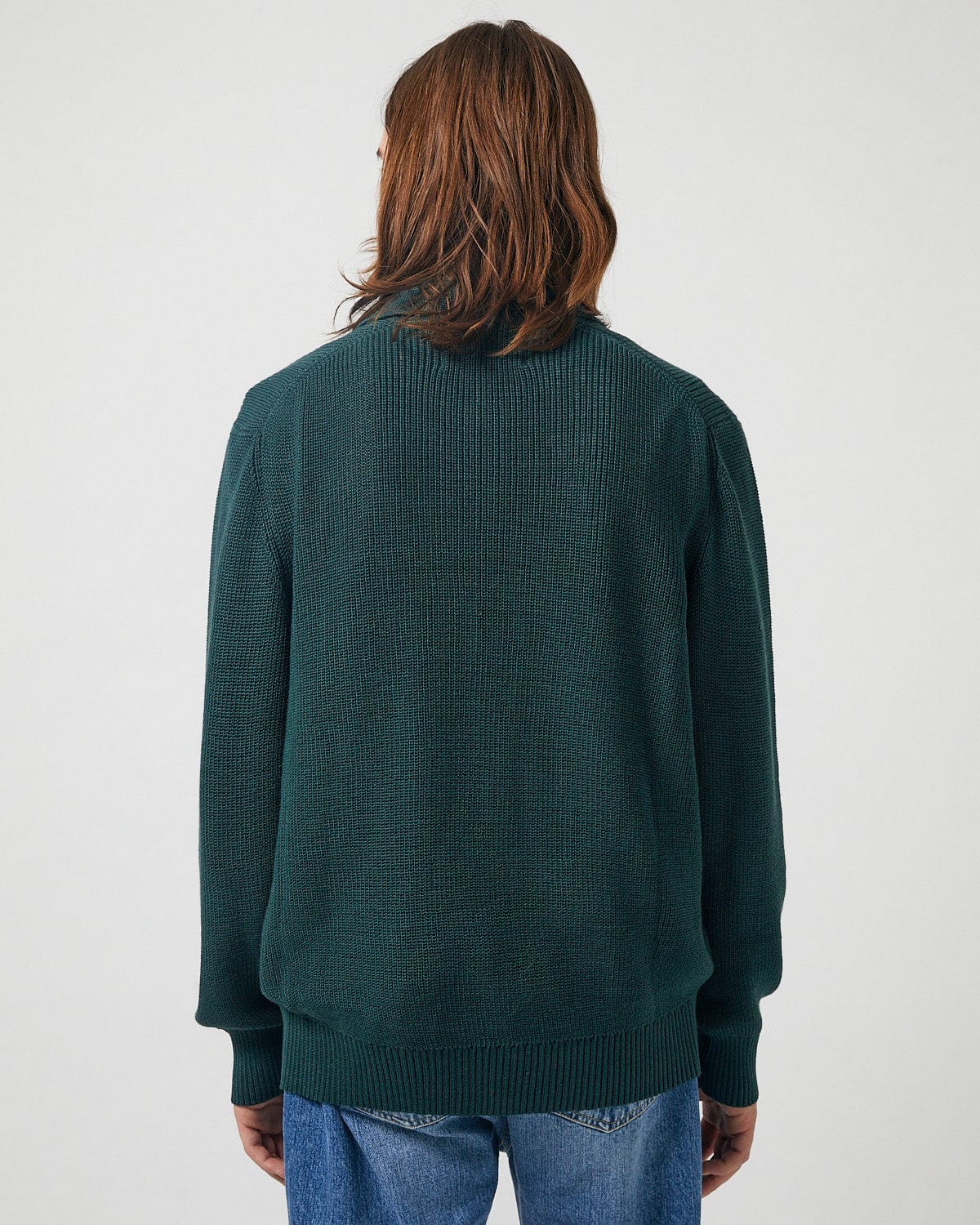 LS Slouchy Polo - Green - Image 3