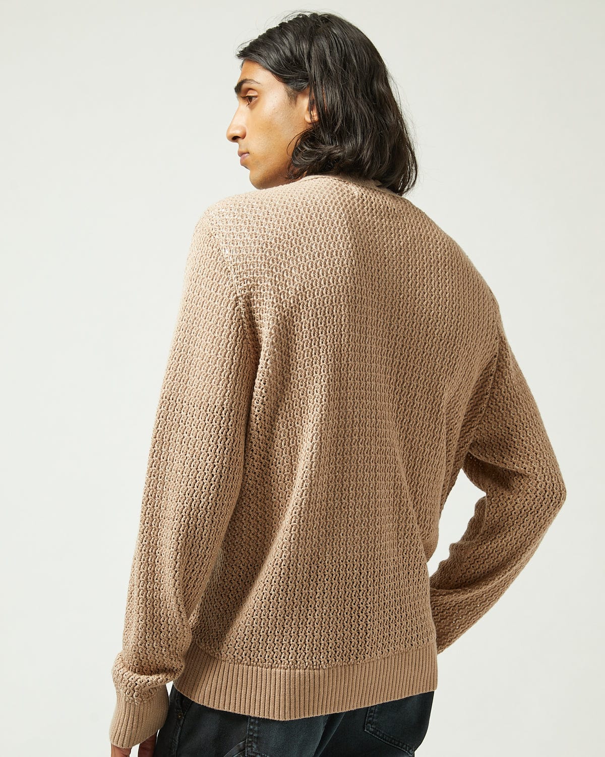 Marled Cardigan - Natural - Image 4