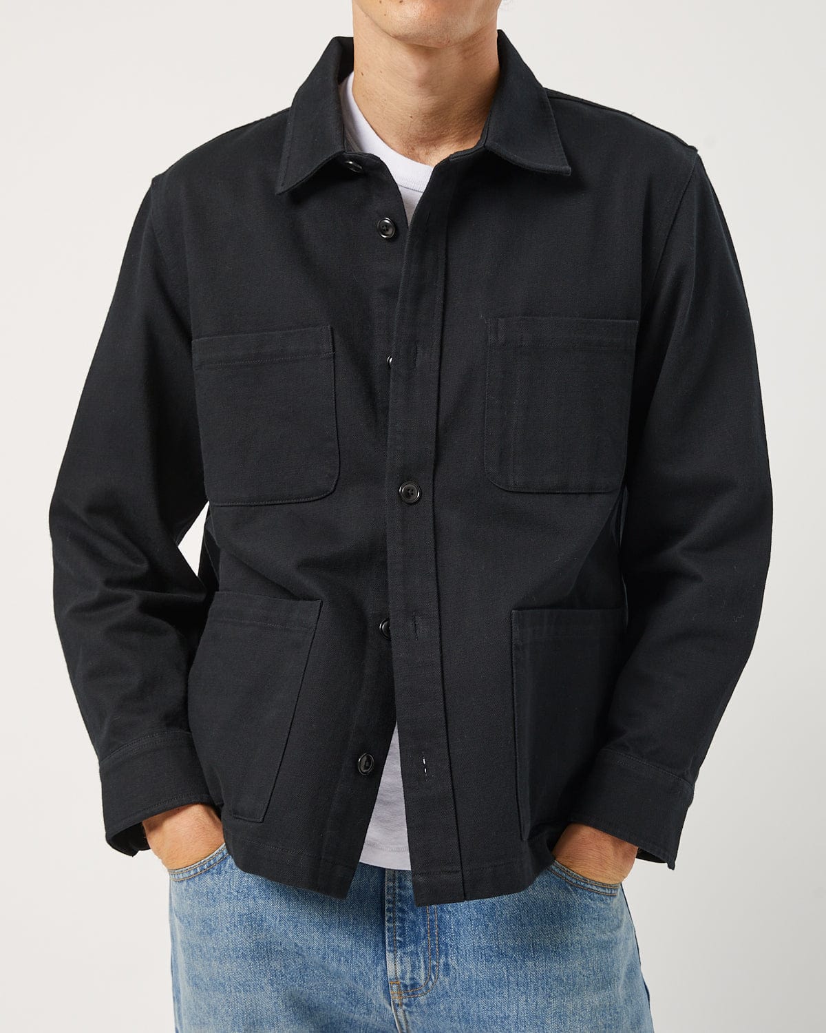 Misha Overshirt - Black - Image 3