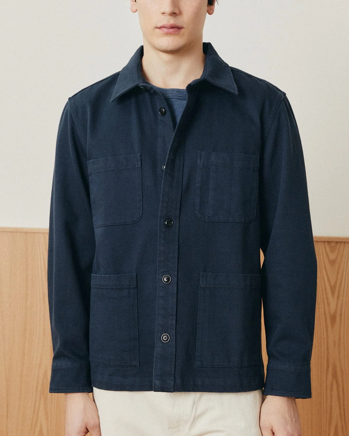 Misha Overshirt - Navy - Image 3