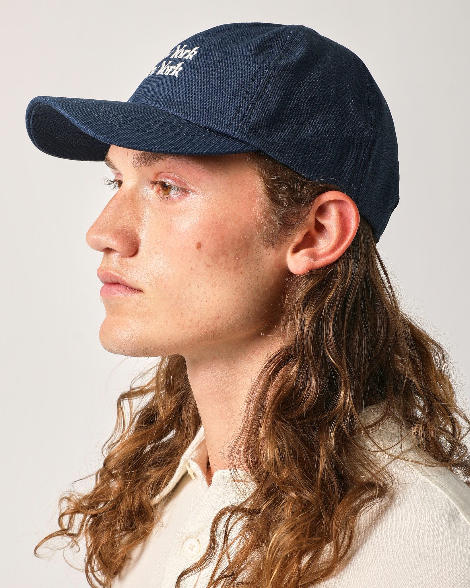 New York New York Cap - Navy - Image 3