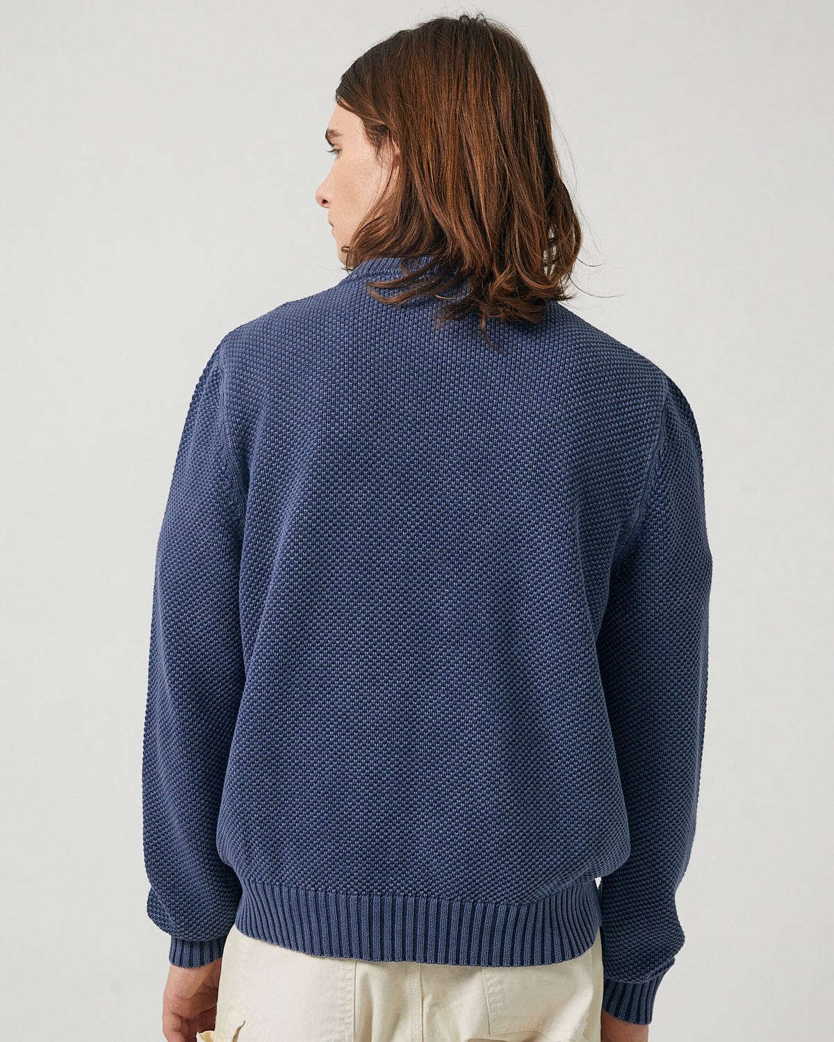 Pocket Crewneck - Navy - Image 4