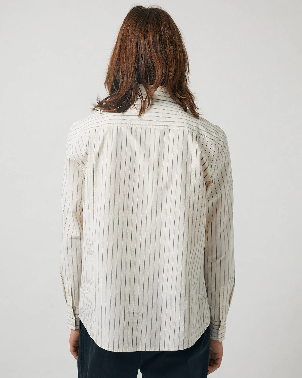 Poplin Stripe LS - Natural - Image 4
