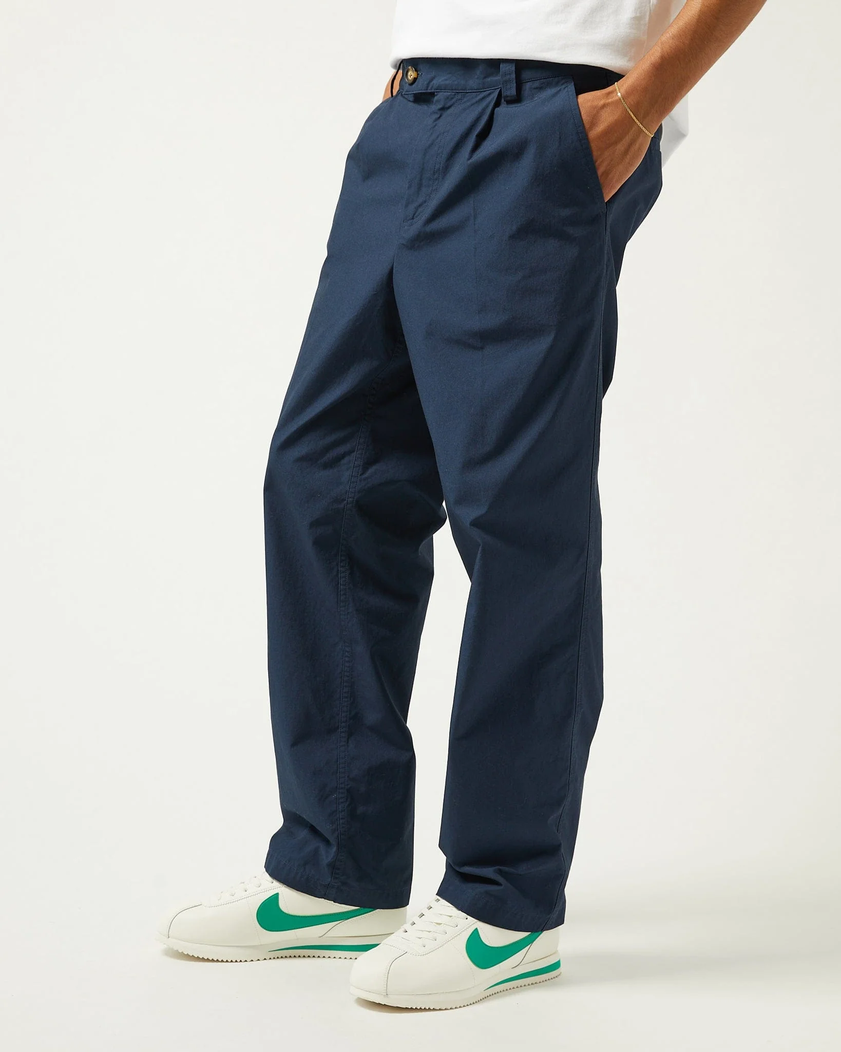 Sateen Trouser - Navy - Image 4