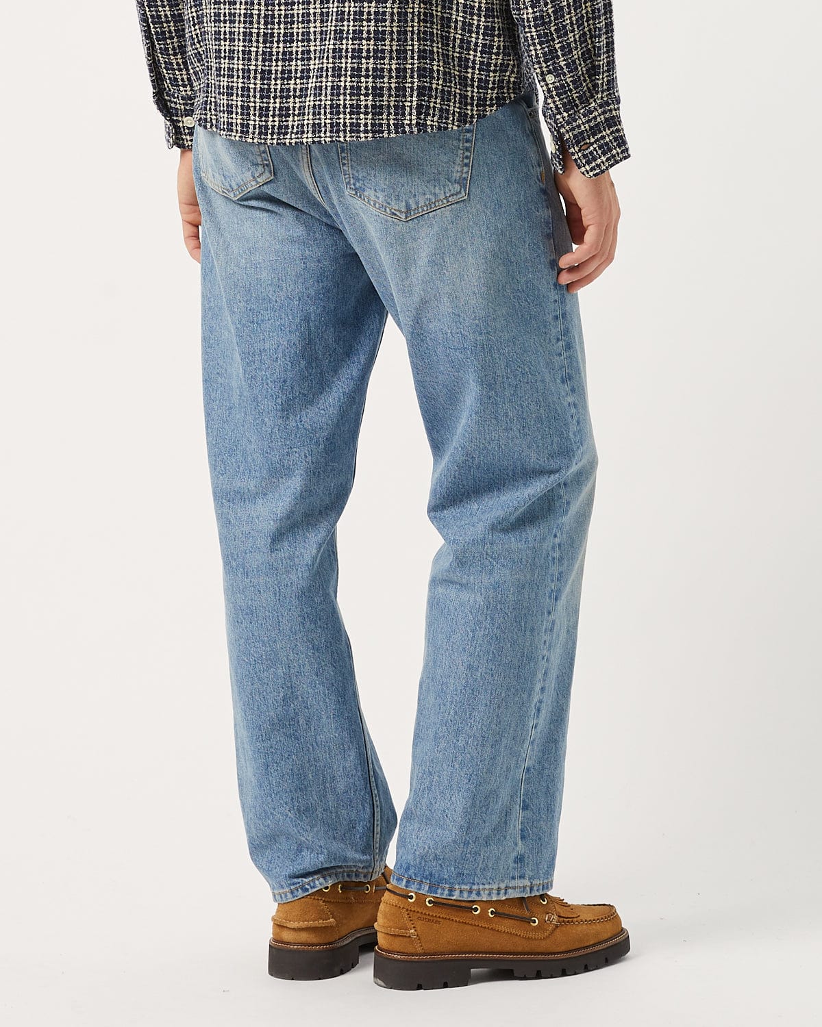 Selvedge 5 Pocket Jean - Bleach Wash - Image 4