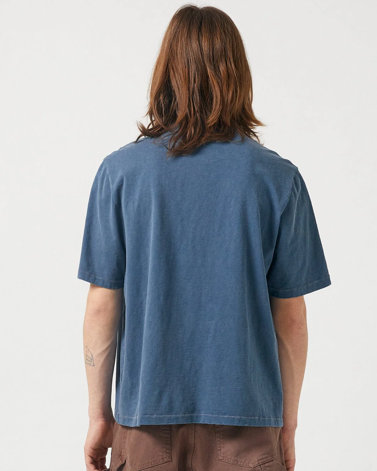Slub Tee - Navy - Image 4