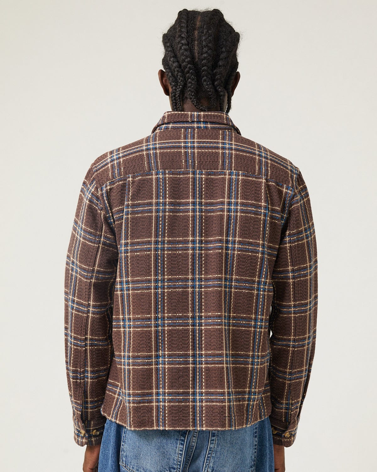 Venice Plaid Zip Shirt - Image 4