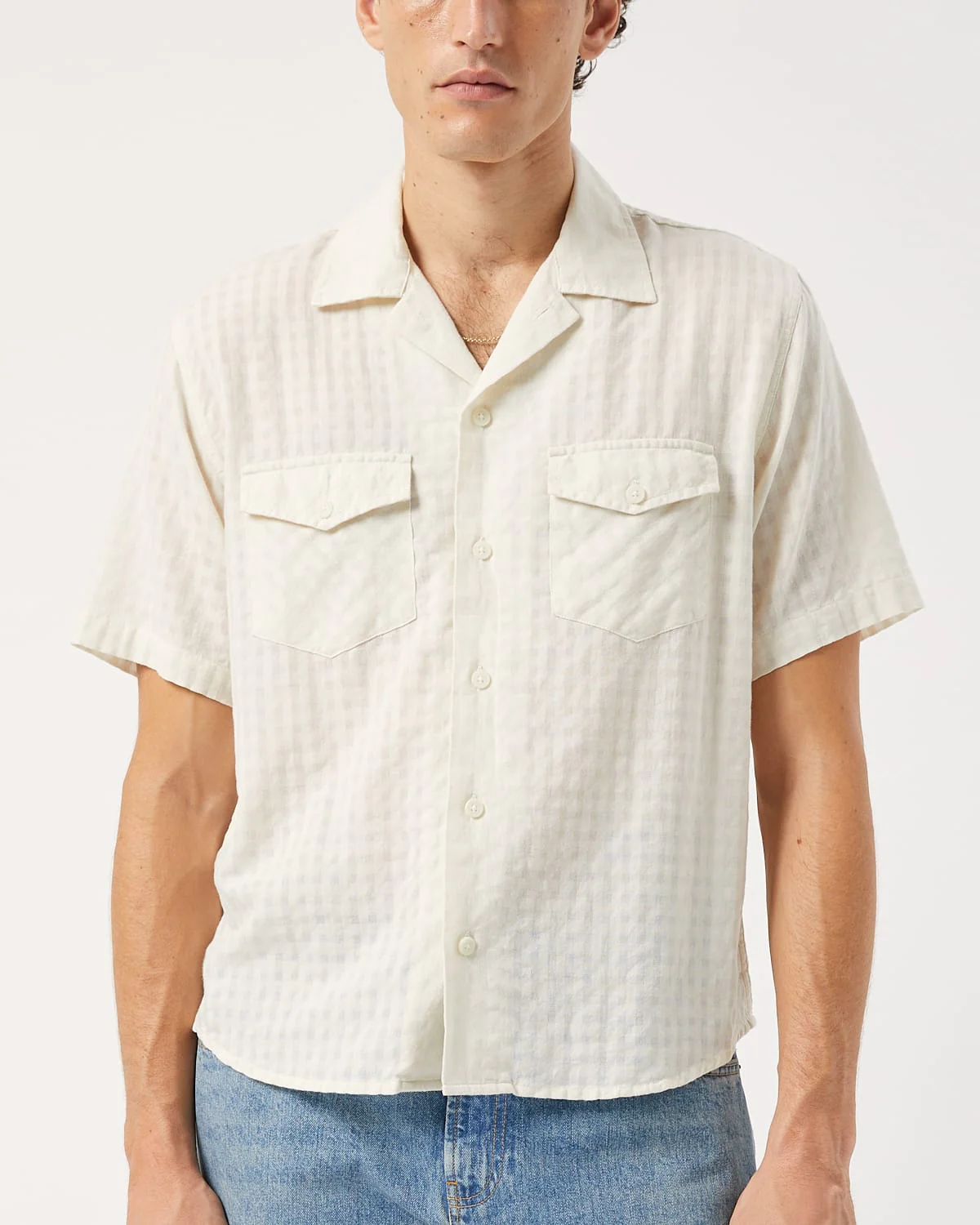 Windowpane Check SS - Natural - Image 3